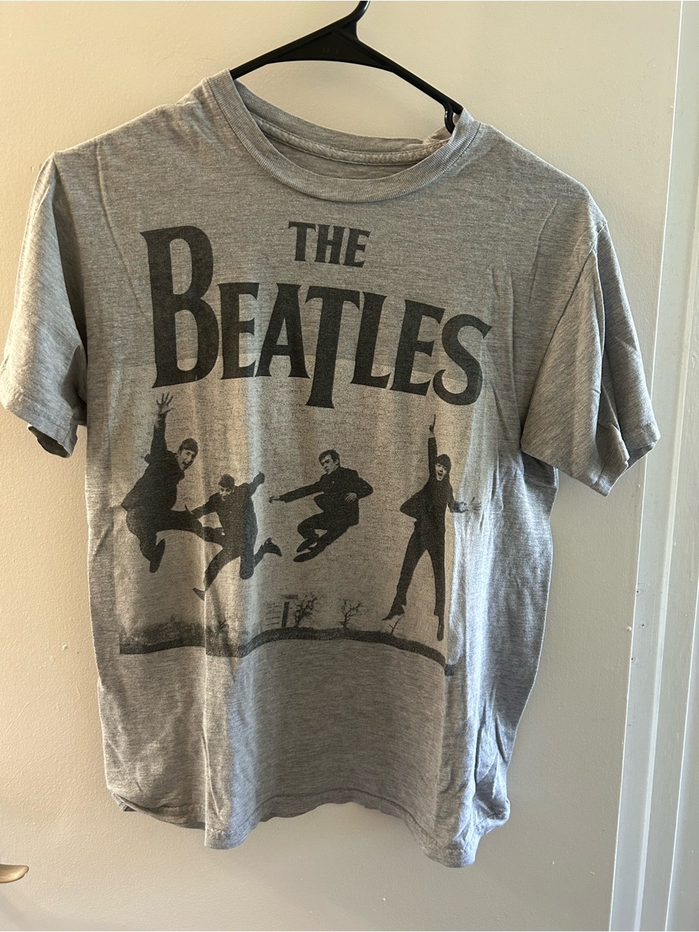 The Beatles Kids Gray Graphic Tee with Black Band Print